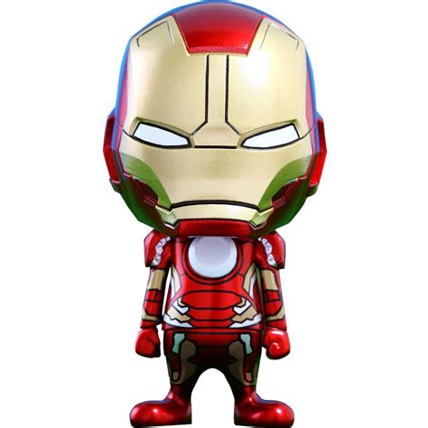 Hot Toys Iron Man Mark XLIII Avengers Age Of Ultron Cosbaby Series 1 4 Inches Vinyl Figure Red