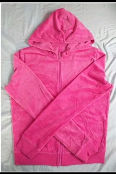 Skims Hot Pink Velour Track Suit Jacket On Carousell