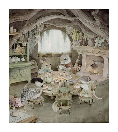 Lily Seika Jones Tea Party Print Nucleus Portland