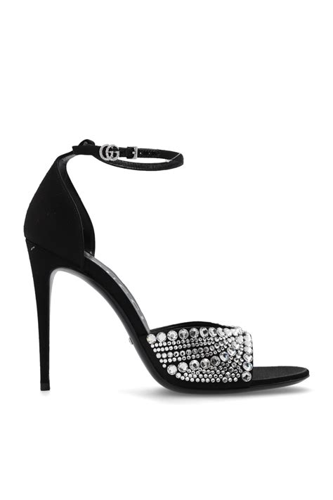 Gucci Bejewelled Heeled Sandals Womens Shoes Vitkac