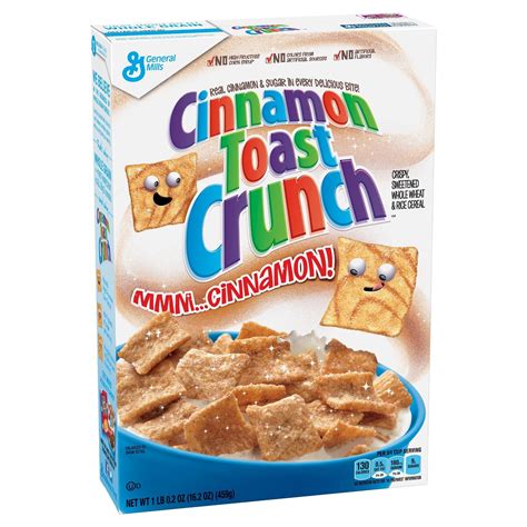 Cinnamon Toast Crunch Cereal 17 Oz General Mills Crunch Cereal