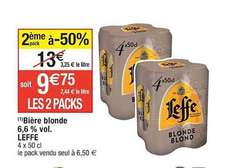 Promo Bi Re Blonde Vol Leffe Chez Cora Icatalogue Fr
