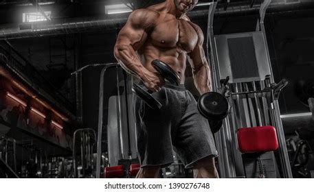Blonde Brutal Sexy Strong Bodybuilder Athletic Stock Photo Shutterstock