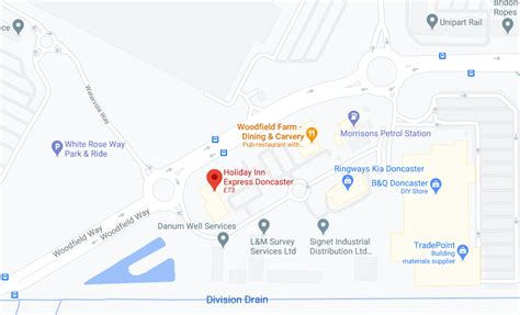 doncaster hospital map parking