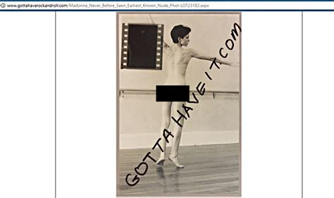 Madonnas Unseen Nude Pictures Up For Sale On Auction Site India
