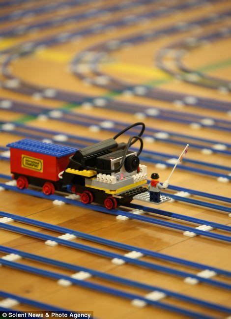 On The Right Track Lego Fan Builds Worlds Longest Toy Train Circuit