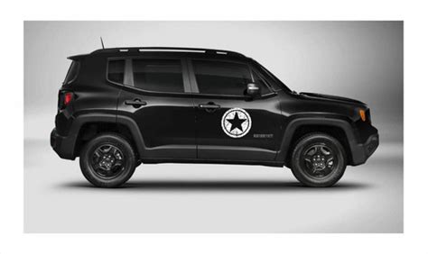 Kit Adesivo Jeep Renegade Emblema Estrela Militar Parcelamento Sem Juros