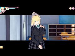 Eroge Koikatsu Cute Blonde Returnee Girl Huge Breasts Jk Margaret Chan Is Rubbed Breasts