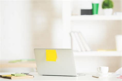 Premium Photo Workplace With Laptop