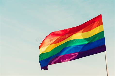 Rainbow Flag Of The Gay Pride Stock Image Image Of Love Pattern
