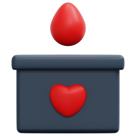 Free Blood Donation 3d Render Icon Illustration 11650902 Png With
