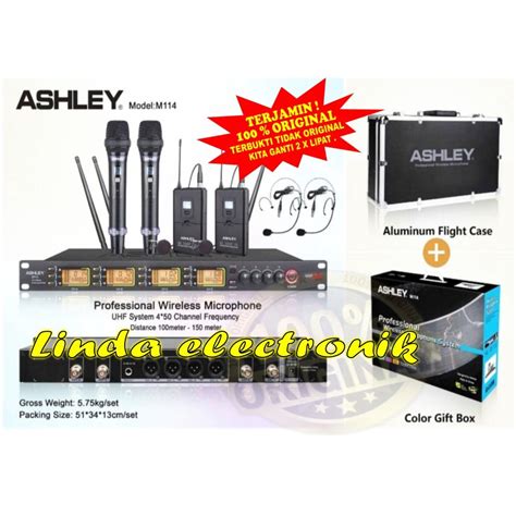 Jual Mic Wireless Ashley M Bh Mic Pegang Bh Mic Clipon Bh Mic