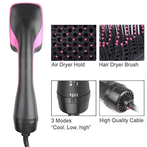 Travel Blow Dryer Comb Hair Dryer Brush Electric Hot Air Comb Women S Hair Brush Professional
