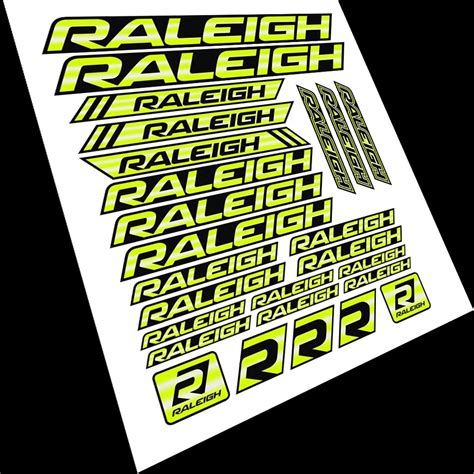 For Raleigh Bike Bicycle Cycling Frame Decals Stickers Graphic Set