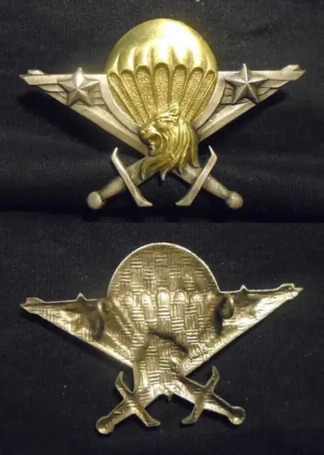 INSIGNE MILITAIRE USA Brevet Parachutiste Ww2 Original En Argent D22