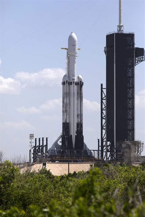 SpaceX S First Flight Proven Falcon Heavy Block 5 Launch And Landing In