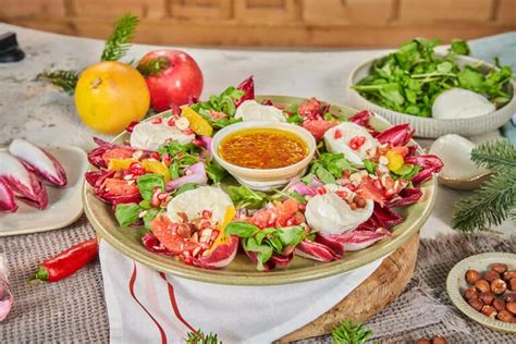 Salade Van Roodlof Met Citrusvruchten Miljuschka