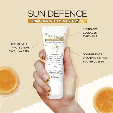 Buy Brinton Uv Doux Mineral Sunscreen Gel For Skin Care