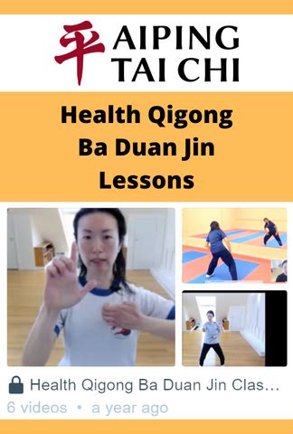 Health Qigong Ba Duan Jin Eight Section Brocade Series Aiping Tai