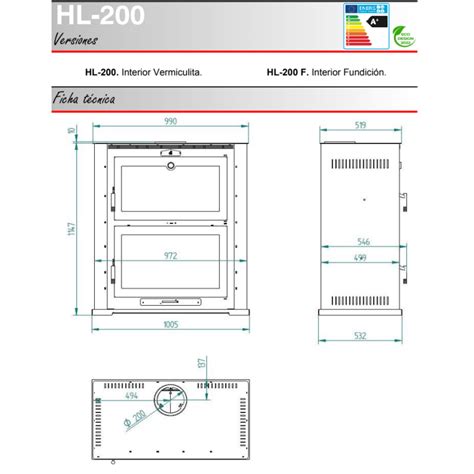 Horno de leña HL 200