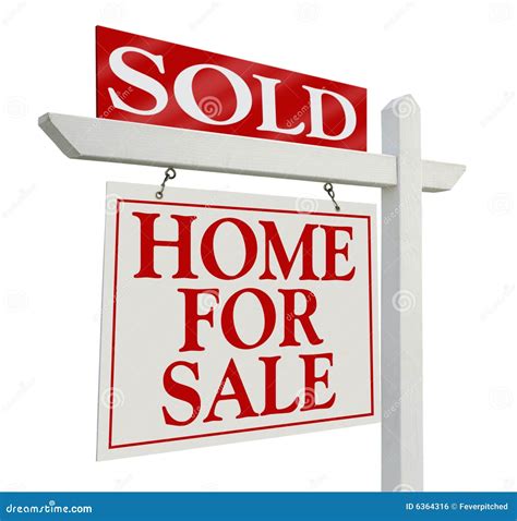 sold real estate sign stock photography cartoondealercom