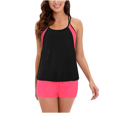 Ersazi Vacation Outfits For Women Summer Split Printed High Waist Open Back Bikini Swimsuit On