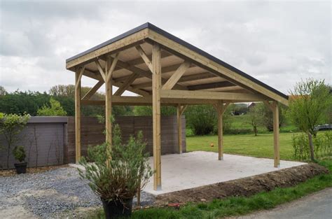 Carports Bois Toit Plat Double Pente Pergolas Decochalet