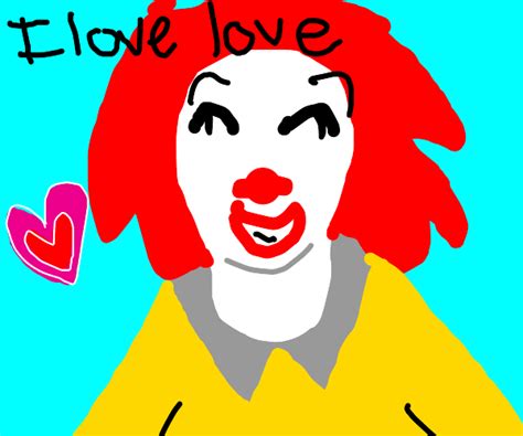 Ronald McDonald As A Hot Anime Girl Drawception