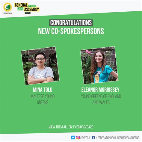 Congratulations to Mina Tolu and... - Young European Greens | Facebook