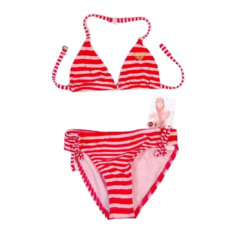 ROXY GIRL 女童 泳衣 比基尼 Bikini 比基尼泳衣 件式泳衣 泳裝 零碼 特價 蝦皮購物