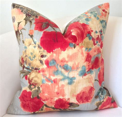 Decorative Pillow Cover Floral Pillow Throw Pillow Multicolor