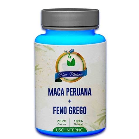 Maca Peruana Feno Grego 500mg 120 Caps Now Pharma Shopee Brasil