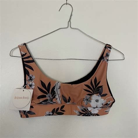 Kulani Kini S Swim Kulani Kinis Hawaii Print Bikini Top Poshmark
