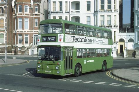 The Transport Library Southdown Leyland Psu E Anj T At London