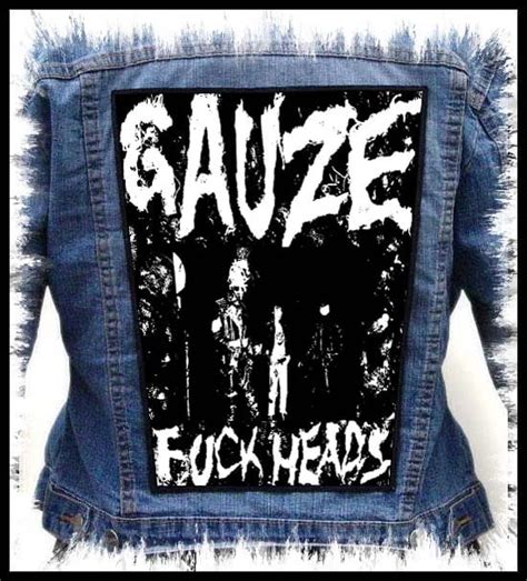 GAUZE Fuck Heads Backpatch Back Patch