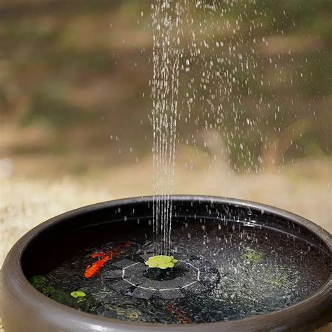 Solar Fountain Pump Bird Bath Birdbath Fountains Solar Power - Temu