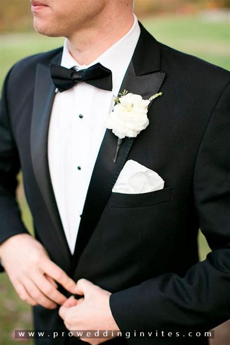 40 Most Popular Classic Black and White Wedding Ideas | Groom attire ...