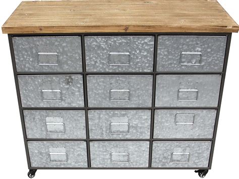 Industrial Metal Cabinet Or Side Unit Drawer