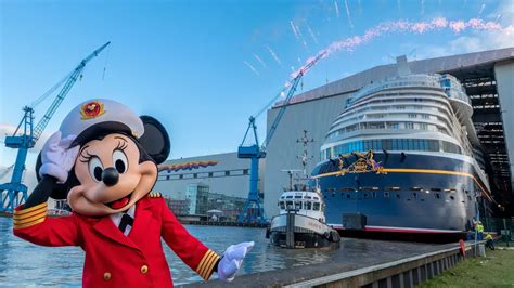 Disney Wish Floats Out Of Meyer Werft Shipyard In Papenburg Germany