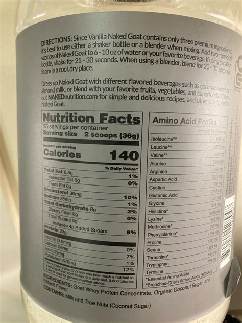 Naked Goat Vanilla Protein Review Ocr Buddy