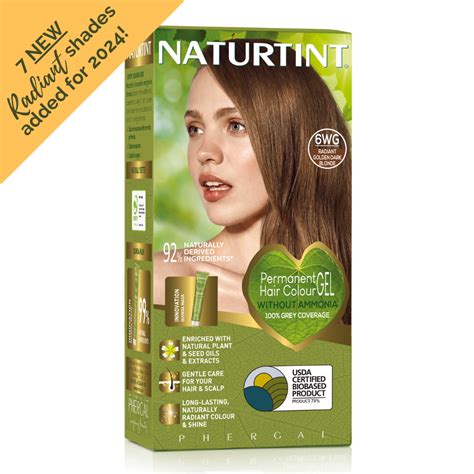 Naturtint Permanent Hair Colour Gel Wg Radiant Golden Dark Blonde Ml Naturtint