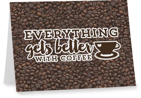 Custom Coffee Addict Note Cards Youcustomizeit