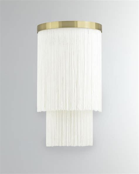 Regina Andrew Cabaret Fringe Sconce Neiman Marcus