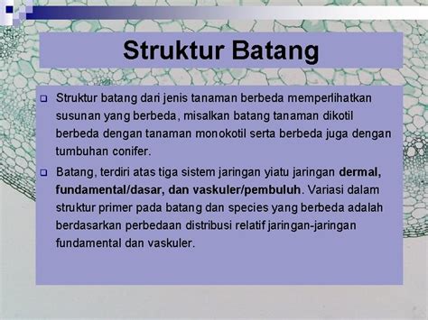 batang  karakteristiknya oleh setiono  pd batang