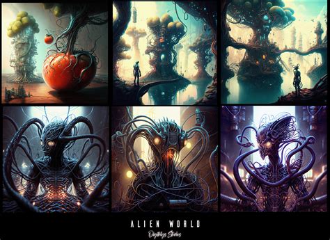 Alien Worlds on Behance