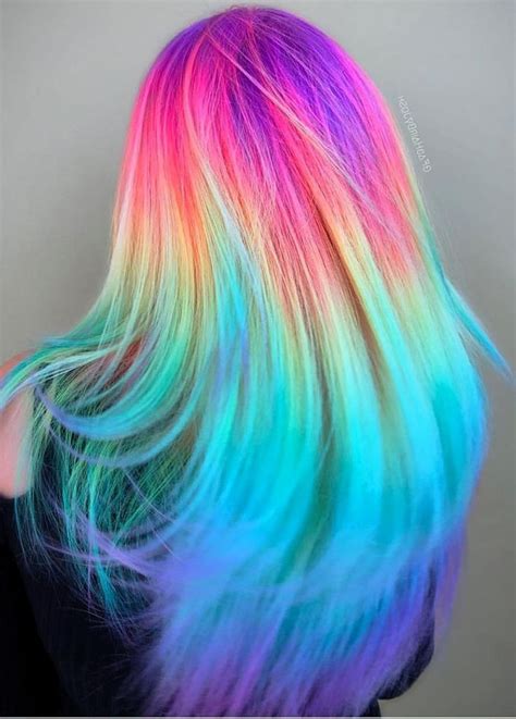 40 Unique Hair Colors In 2019 | Hair color unique, Rainbow hair color ...