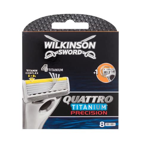 Wilkinson Sword Quattro Titanium Precision Rezerve lame pentru bărbați