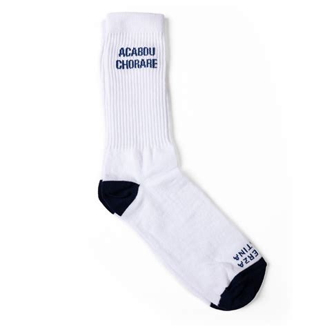 Meia ACABOU CHORARE Branco Fuerza Latina
