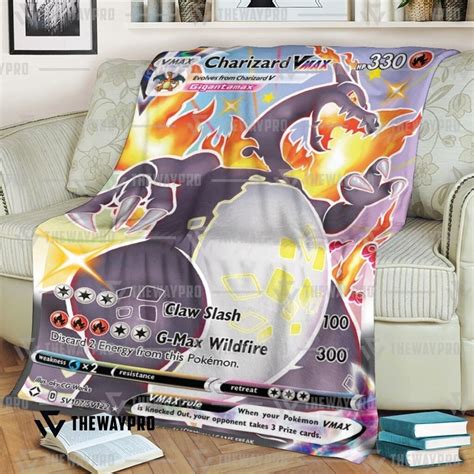 Anime Pokemon Charizard Ex Evolutions Blanket Hot Sale