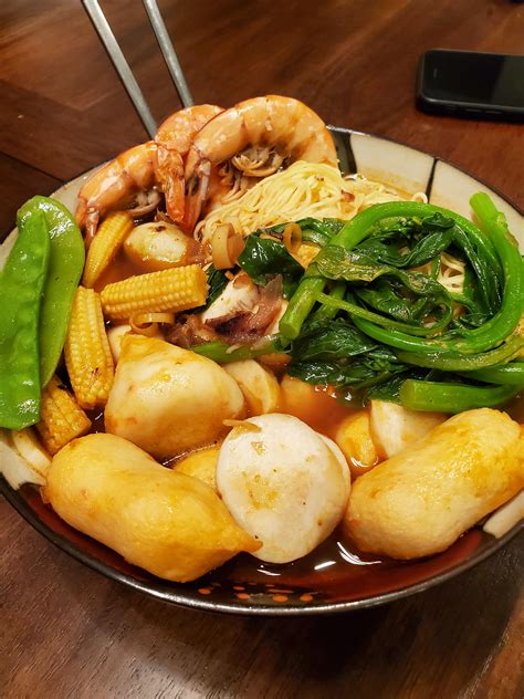 Homemade Tom Yum Hot Pot Bowl R Food